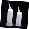 BIUDECO 5pcs Hairdressing Scale Applicator Bottles Graduated Measurement Small Shampoo