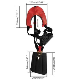 Comfort Brush Cutter Trimmer Shoulder Strap Trimmer Trimmer Grass Trimmer Harness Robot Lawn Mower Accessories Nylon Belt for Brush Cutter Garden
