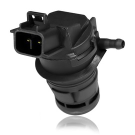 BEYPOVK Windshield Washer Pump, Windshield Washer Fluid Pump Replaces OEM #: 85330-60190, 85330-AE010, 85330-60180, 85330-21010 Compatible with Toyota, Lexus, Mazda, Nissan, Honda (Black)