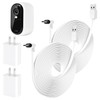 2Pack 25FT Power Cable Compatible with Arlo Essential 2K Outdoor