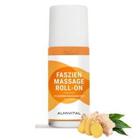 ALMIVITAL Fascia Massage Gel with Hyaluronic Acid and Ginger Extract - 250 ml for Intensive Care and Relaxation