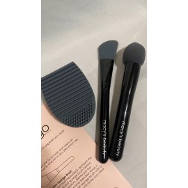 Macy's Prep & Go Set Foundation Sponge Brush + Mask Spatula + Brush Cleanser
