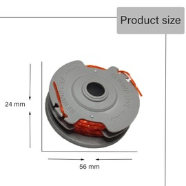 XINTONG 4 PCS String Trimmer Replacement Spool Line,Compatible with Flymo Contour XT/500E/500 XT/Multi Trim/Power Trim/Mini Trim,Line Replacement Spools Weed Eater Spools Line