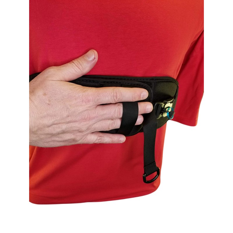 Chest StrapLimit-Less Magnetic Self Engaging Buckle (Black-Vinyl, Extra Extra Small)