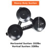 Triple Glass Suction Cups Heavy Duty Aluminum Vacuum Plate Handle