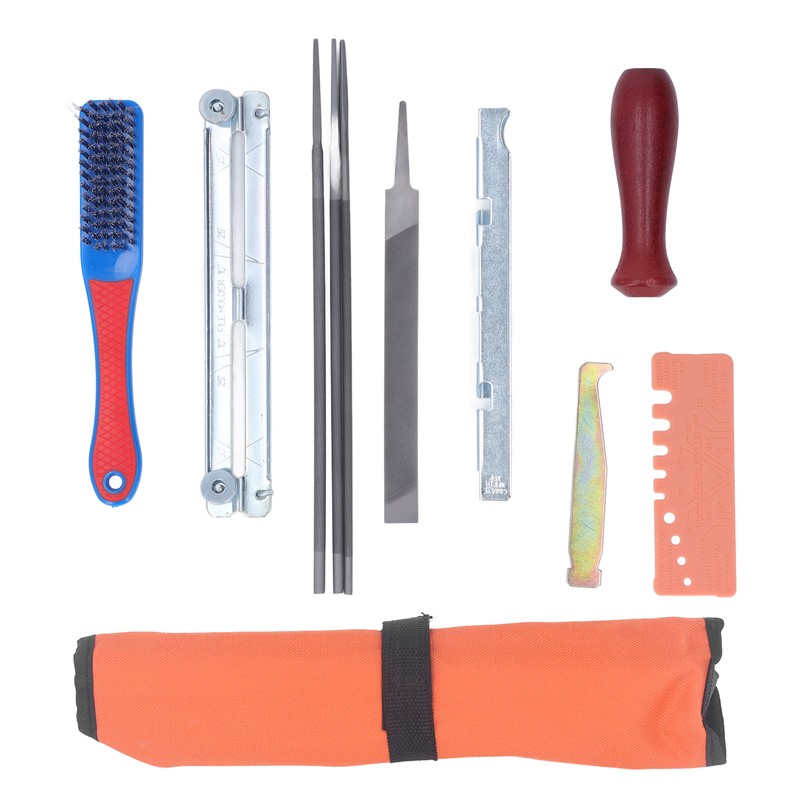 11Pcs Chainsaw Sharpener File Chain Saw Teeth Sharpening Tool Set