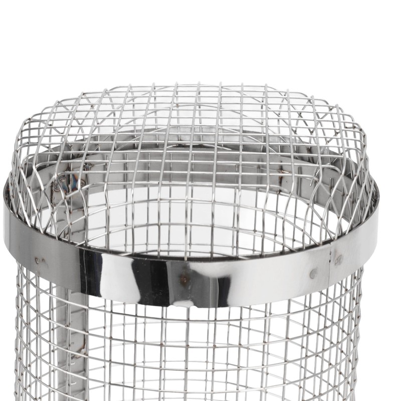 Barbecue Grilling Basket Stainless Steel Heat Resistant Rust Prevention BBQ