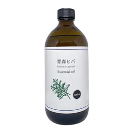 Natural Hiba Oil Produced in Aomori Prefecture, 16.9 fl oz (500 ml), Includes Stopper, Natural Oil Hiba Oil