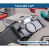 SE Illuminated Dual Lens Flip-In Head Magnifier, Head Magnifier, Tools
