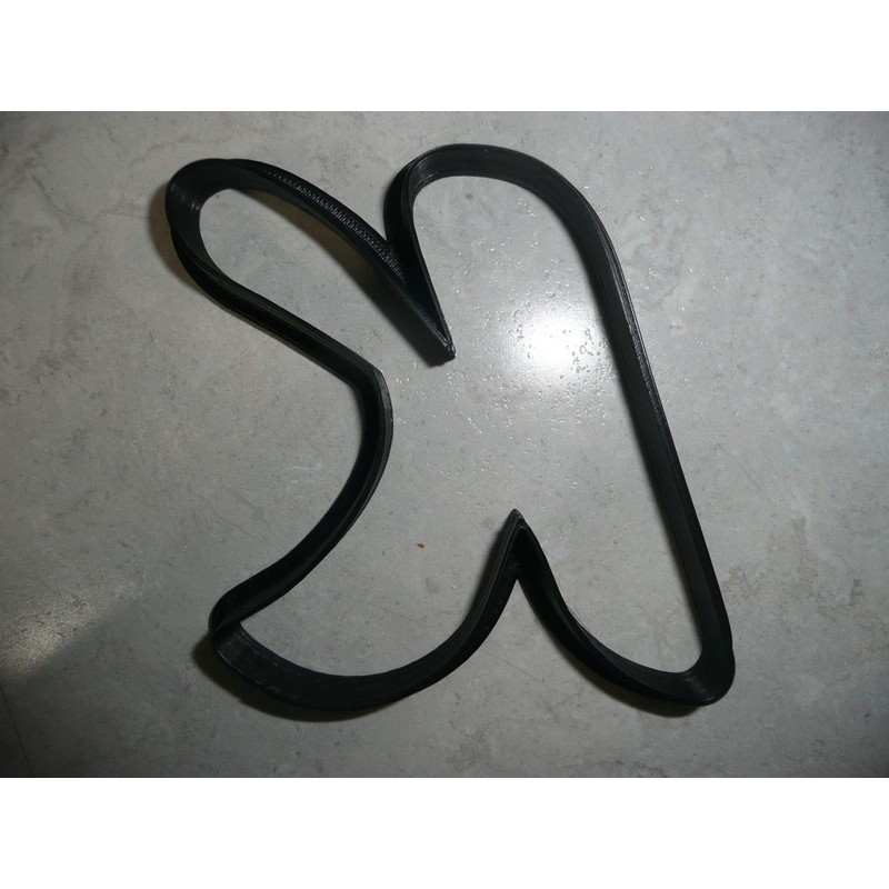LETTER K UPPERCASE FANCY FONT ALPHABET COOKIE CUTTER MADE IN