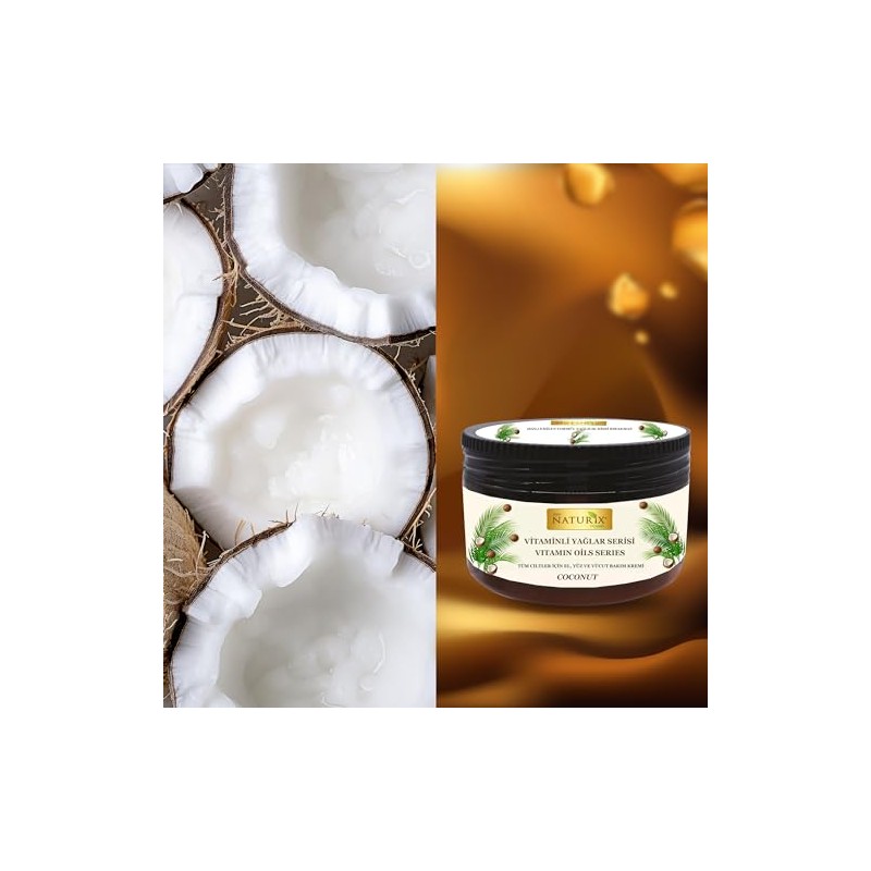 Crema De Manos, Rostro Y Cuerpo Con Aceite De Coco