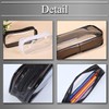 BUZZxSELECTION AC134 Stationery Case, Transparent, Clear, Pen Case, Pencil Bag,