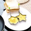 Fried Egg Mould, Pack of 8 Pancake Shape Egg Ring,
