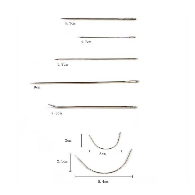 JIHUOO Upholstery Thread and Needles Kit 3 Rolls Extra Strong