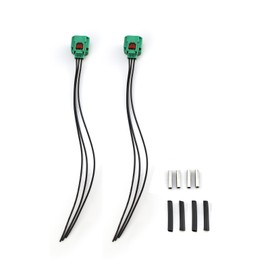 FORLETOR Headlight Connector Wiring Harness fit for Dodge Chrysler Jeep Headlight DRL Parking Light H13 9008 Replace 68064997AA（2pcs）