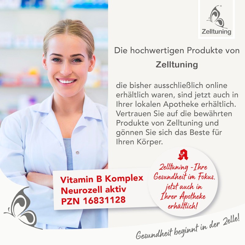 Zelltuning NeuroZell Active Vitamin B Complex with Gingko and Ginseng