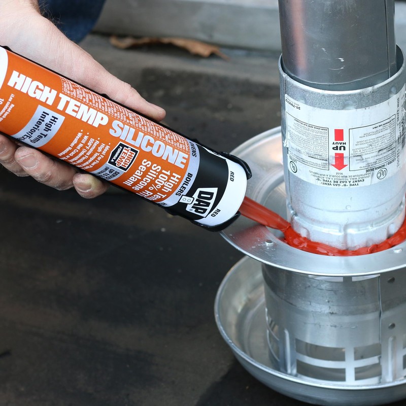 DAP 8013 80133 High Temperature 100% Rtv Silicone Sealant, 10.3