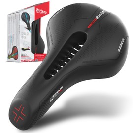 Büchel Wittkop Medicus Men's Trekking Saddle with Memory Foam, black