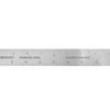 Westcott ZC-24 Zero Center Stainless Steel Metal Ruler with Non-Slip