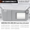 Sun Visor with Light for 2009-2016 Toyota Venza with Sunroof,