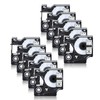 NineLeaf 10 Pack Compatible for DYMO D1 45803 S0720830 19mm