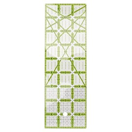 Regla para Acolchar Regla Acrílica de 3 Por 9 Pulgadas con Líneas de Cuadrícula, Regla de Corte de Tela Rectangular Transparente para el Hogar para Ac