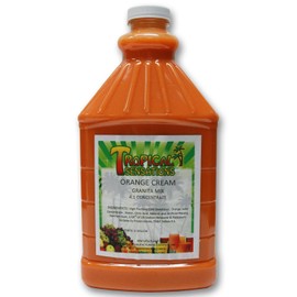 Slushie Mix, Tropical Sensations, 64 oz bottle (Orange Cream)
