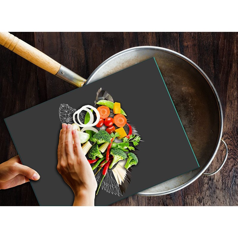 TMK ArtDeko, Universal Glass Chopping Board - Kitchen Board 30