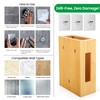Libreshine Extra Large Bamboo Grocery Bag Holder & Plastic Bag