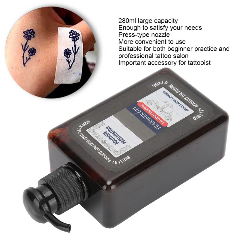 Professional Tattoo Transfer Gel Pattern Transfer Tattoo Stencil Application Solution