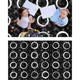 OLEEK Large Classroom Rug Elementary 5x7 - Classroom Rugs for Kids Room - Classroom Carpet Elementary - Kids playroom Rug 5 x 7 - Preschool Rugs for Classroom - Schoolgirl Style Classroom Decor