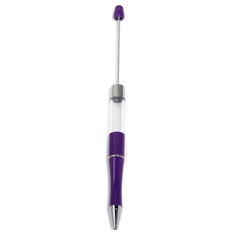 【P190】10PCS Creative DIY empty tube crystal plastic beaded ballpoint pen:_ZK28107.5