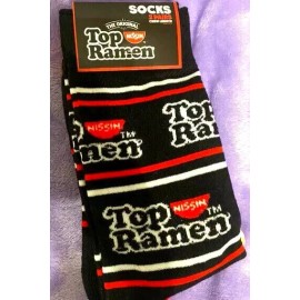 OddSox NISSIN TOP RAMEN UNISEX 2 PAIR SOCKS OddSox MEN SIZE 8-12 WOMEN SIZE 9-13 NWT