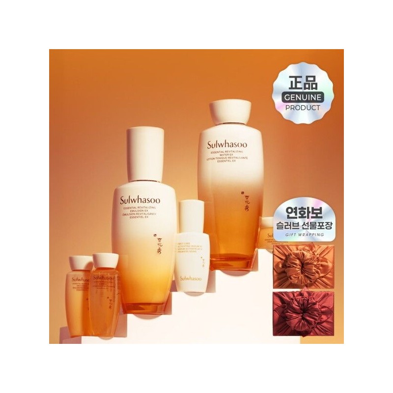 Sulwhasoo Jaeum 2 types lotus flower cloth single slub wrapping