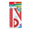 KEYROAD Geometry Set Flexible/Flex-Draw with Graphic/Maths Set 3 Pieces: 1