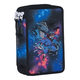 Beckmann Ninja Elements 3 Compartment Pencil Case, Ninja Elements, Pencil case