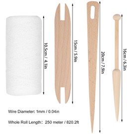 Loom Warp Cotton Ribbon Spinning Yarns Yarn Blankets Warp Yarns Rug Webbing Black Ribbon Pure Cotton