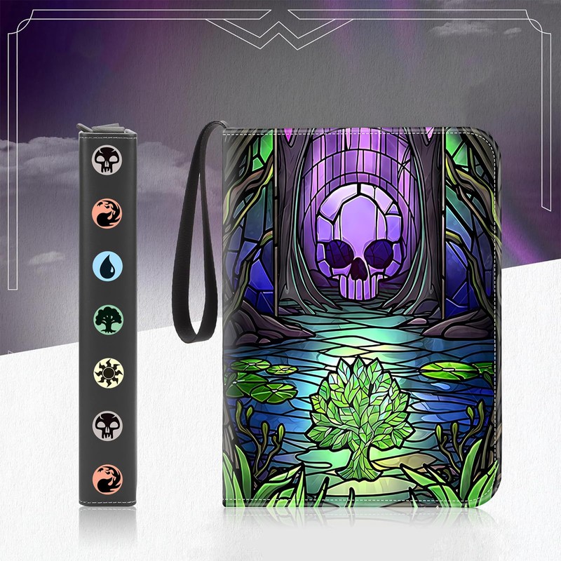 Holyhcx Trading Card Album, Scrapbook for Cards, 50 Pages 400