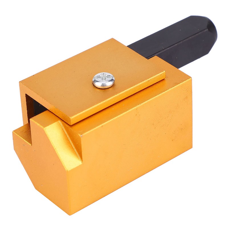 Aluminium Alloy Square Embedded Hinge Door Lock Groove Angle Chisel