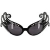 Black Fancy Dame Edna Style Sunglasses