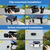 Peasur 2 Pack Clip on Solar Motion Lights Outdoor with