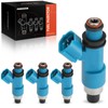 A-Premium Set of 4 Fuel Injectors Compatible with Subaru Impreza
