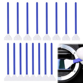 16 Pcs 24mm Full Frame Camera Sensor Cleaning Kit (8 Wet + 8 Dry), Safe & Effective Cleaning Solution for CMOS/CCD Sensors, Includes Premium Wet & Dry Swabs for Spotless Sensor & Lens Maintenance