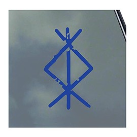 Protection Rune Vinyl Sticker Decal Norse Viking Asatru Odin Thor Loki Runic Symbol