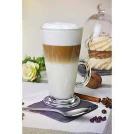 Sendez 6 Latte Macchiato Glasses Coffee Glasses Tea Glass