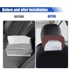 GAOLAOSY Large Car Tissue Holder for 300 Standard Tissues, PU