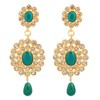 Touchstone "Hollywood Glamour Oscar Collection " Indian Faux Emerald Green