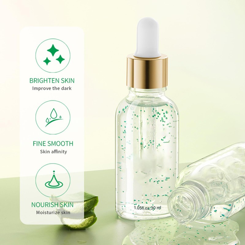Hppsctink 2pcs Aloe Vera Essenz, Feuchthalte-Essenz, Sanfte Hydratation, Versorgt das