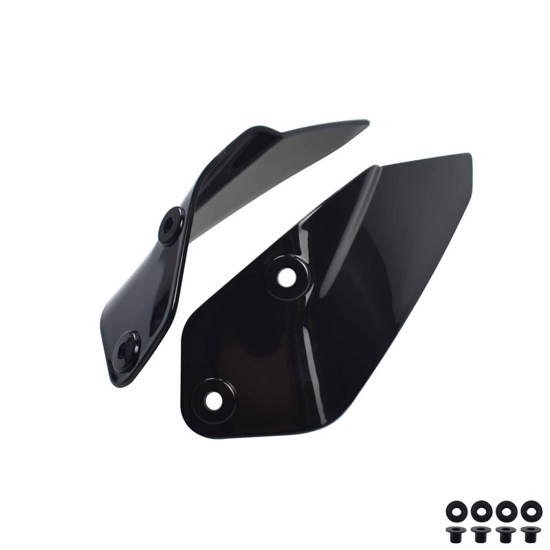 Midimttop Motorcycle Side Windshield Windscreen Side Panel Deflector Airflow Hand