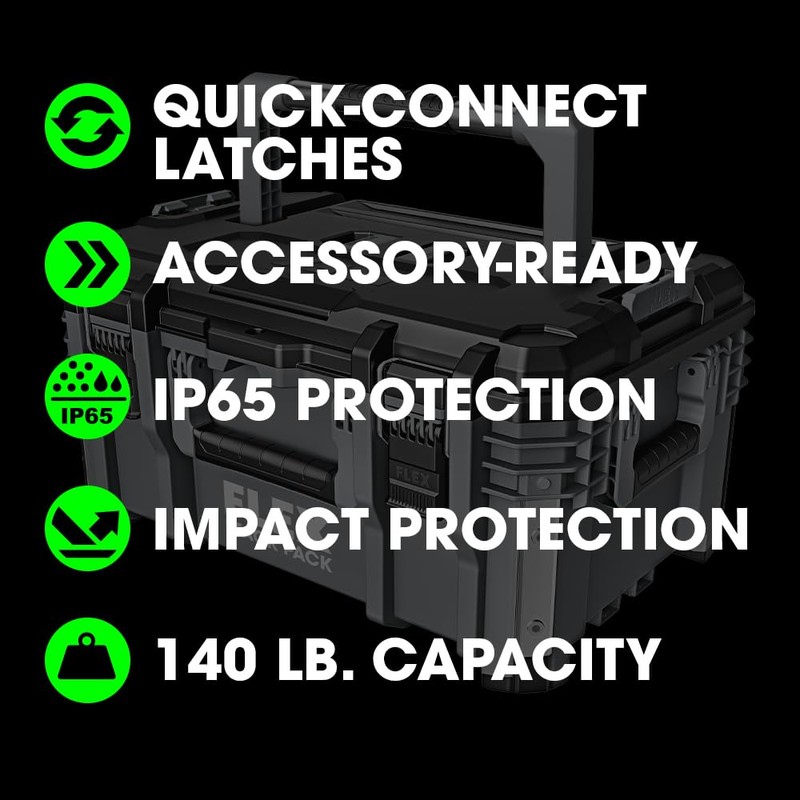 FLEX STACK PACK Storage System Medium Tool Box - FS1102